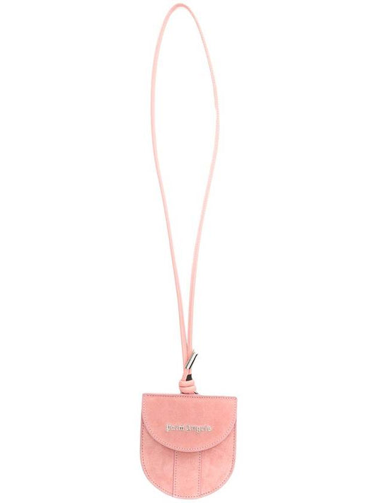 PINK leather neck pouch - PALM ANGELS - BALAAN 1