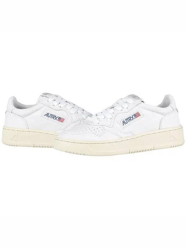 Medalist Goatskin Low Top Sneakers White - AUTRY - BALAAN 2