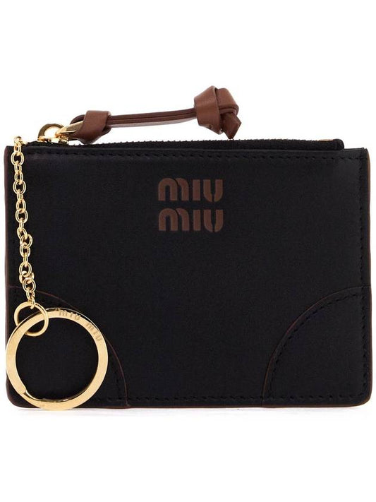 leather card holder - MIU MIU - BALAAN 1