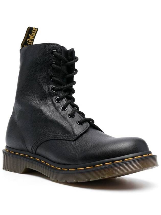 1460 Pascal Virginia Leather Lace Up Worker Boots Black - DR. MARTENS - BALAAN 3