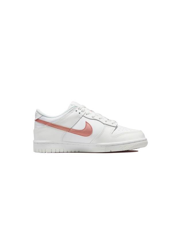 GS Dunk Low Sneakers White Pink - NIKE - BALAAN 1