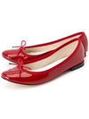 Women's Cendrillon Leather Ballerinas Flat Flammy Red - REPETTO - BALAAN 2