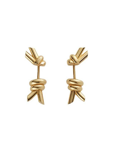 Bottega Veneta Knot Earrings Accessories - BOTTEGA VENETA - BALAAN 1