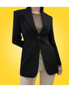 Edel Single Breasted Caddy Blazer Jacket Black - MAX MARA - BALAAN 6