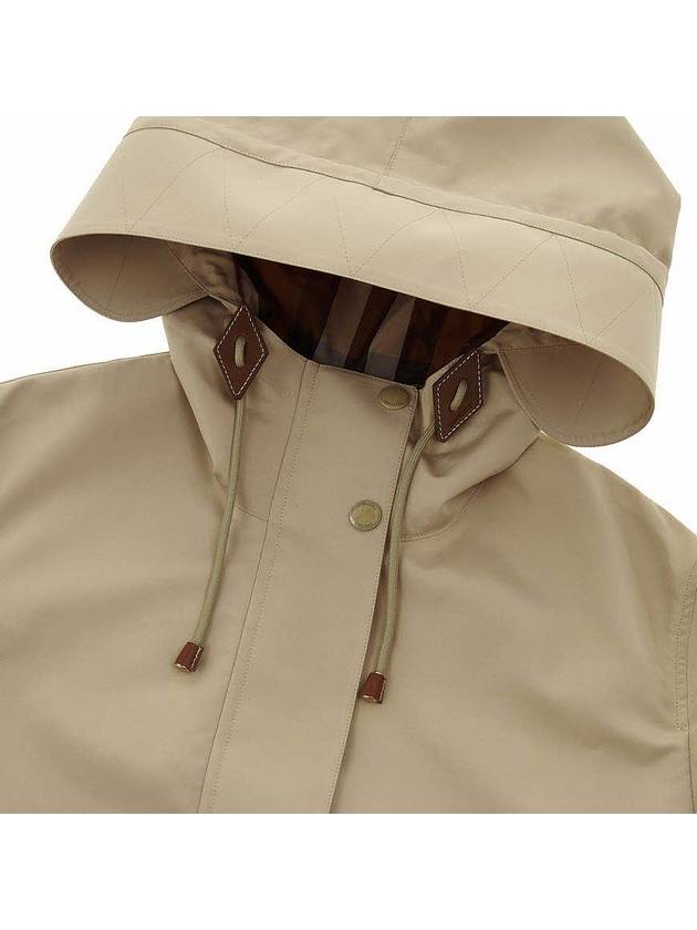 Women's Lightweight Hooded Jacket Soft Fawn - BURBERRY - BALAAN 7