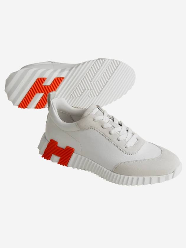 Bouncing Low Top Sneakers Blanc - HERMES - BALAAN 3