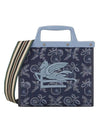 Shopping Love Trotter Tote Bag Blue - ETRO - BALAAN 1