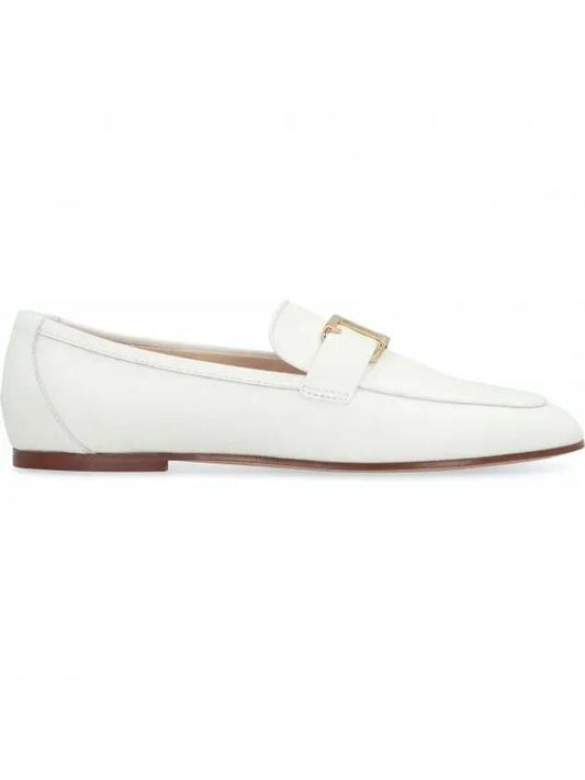 T Timeless Leather Loafers White - TOD'S - BALAAN 2