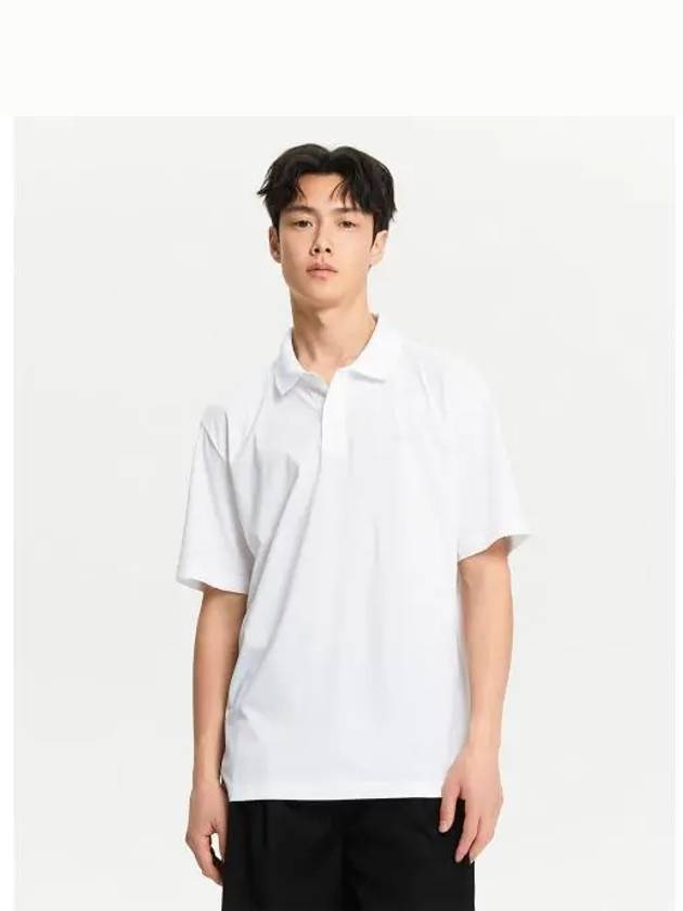 NBNFE32613 UNI FROZEN sports polo tee white - NEW BALANCE - BALAAN 1