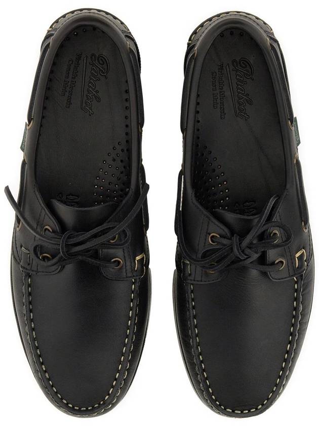 Barth Marine Lisse Loafers Black - PARABOOT - BALAAN 7