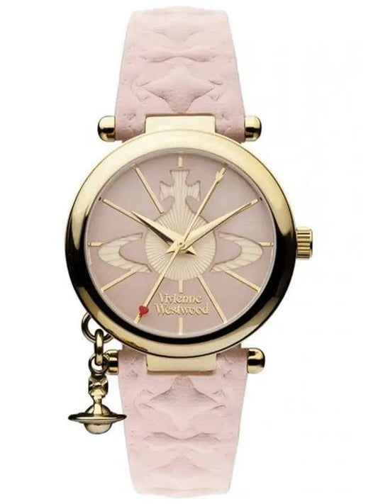 Women's ORB Ⅱ Leather Watch Pink - VIVIENNE WESTWOOD - BALAAN 1