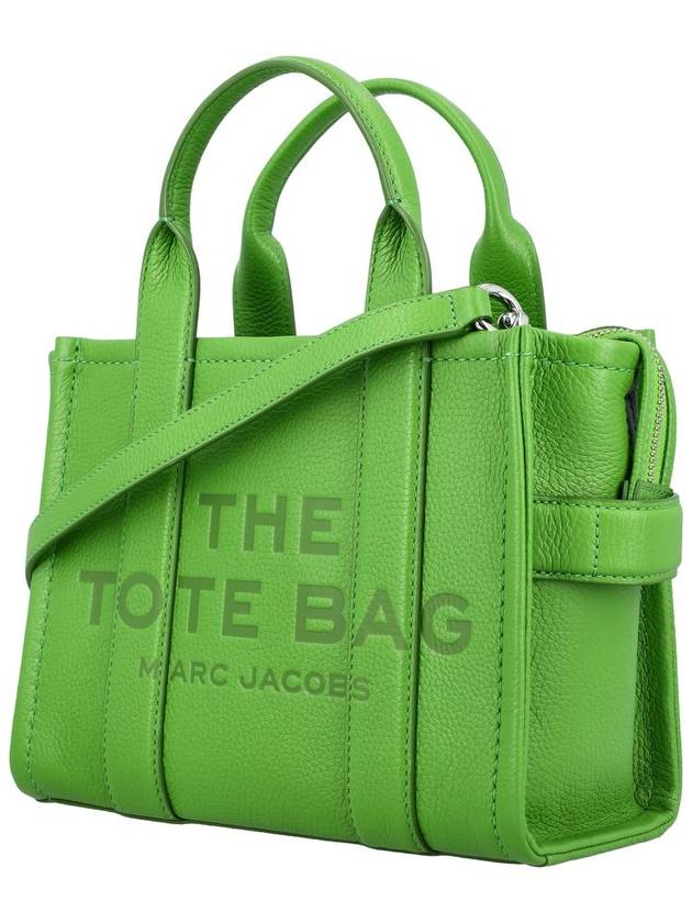 Small Leather Tote Bag Green - MARC JACOBS - BALAAN 4