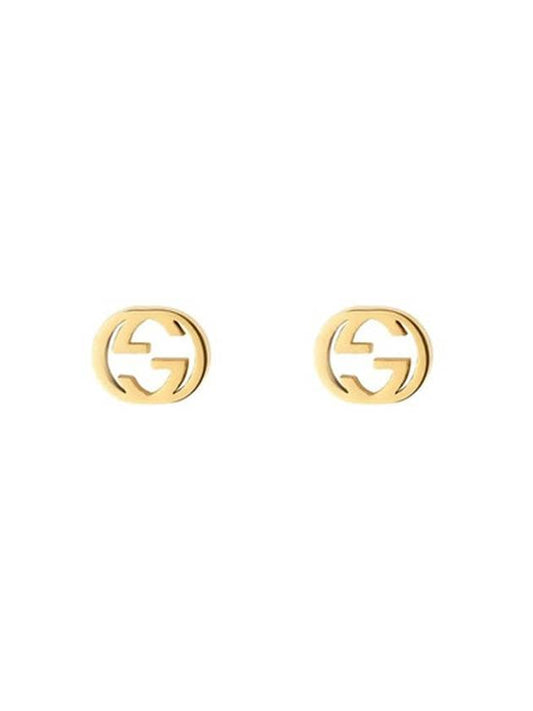 Interlocking G 18K Earrings YBD662111001 Gold - GUCCI - BALAAN 1