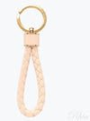 Intrecciato Lambskin Key Holder Pink - BOTTEGA VENETA - BALAAN 2