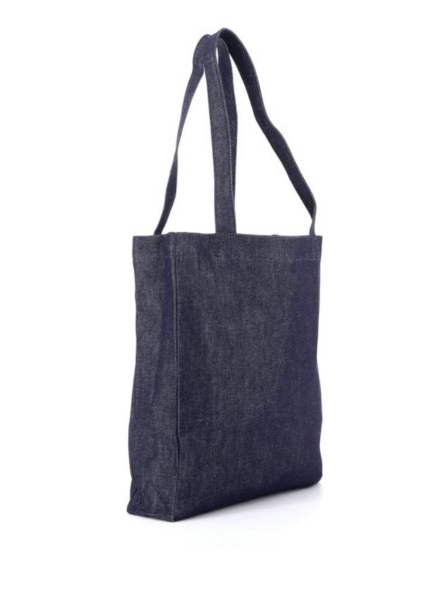 Laure logo denim tote bag blue - A.P.C. - BALAAN 4