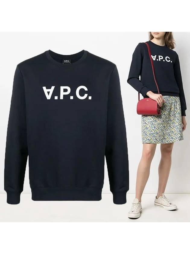 VPC Logo Sweatshirt Navy - A.P.C. - BALAAN 2