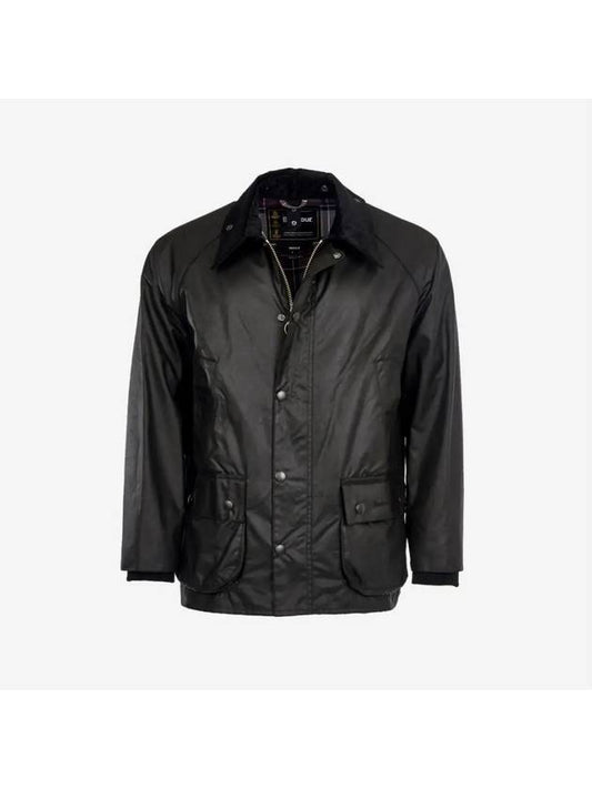 Bedale Wax Half Lined Jacket Black - BARBOUR - BALAAN 2