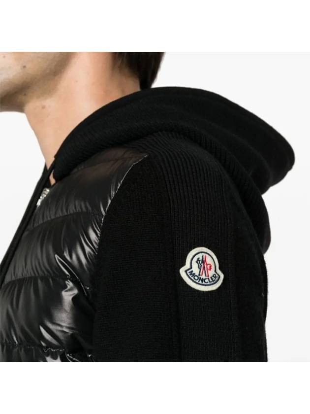 Men s Tricot Padded Cardigan 9B00007 M3238 999 - MONCLER - BALAAN 4