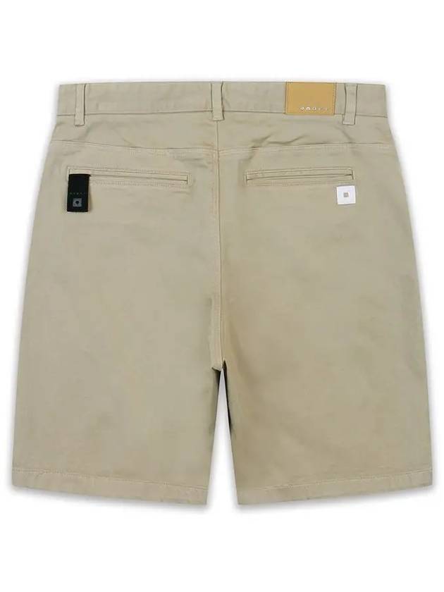 Golfwear Men's Stretch Cotton Shorts Beige - ONOFF - BALAAN 3