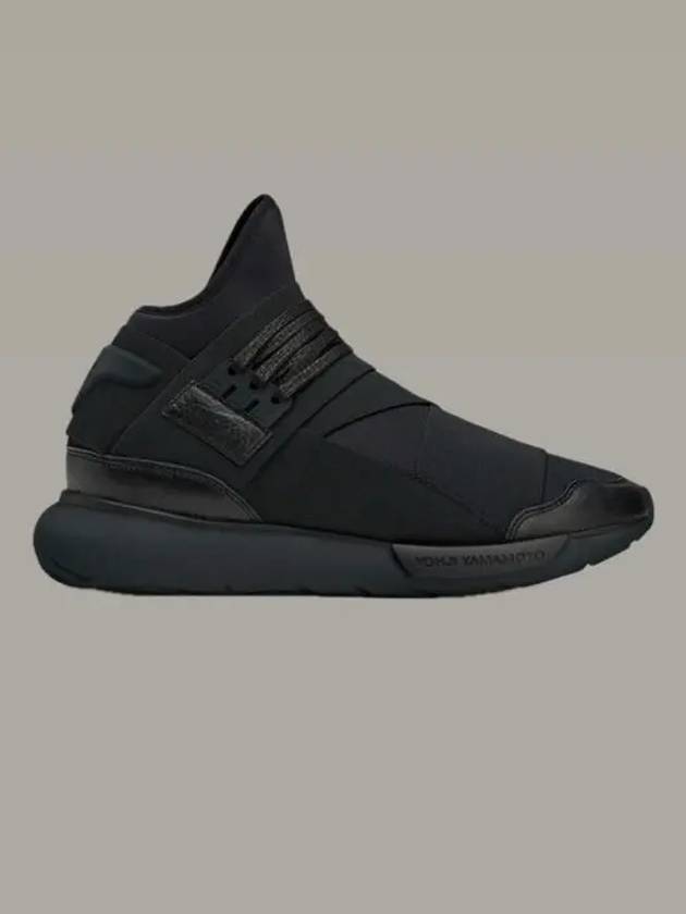 Qasa High Low Top Sneakers Black - Y-3 - BALAAN 2