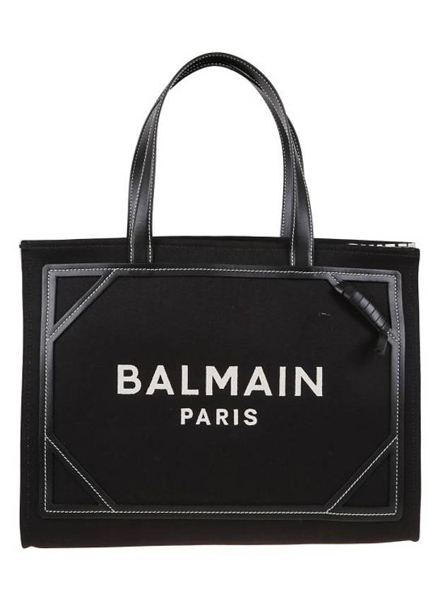 Logo Print Tote Bag Black - BALMAIN - BALAAN 1