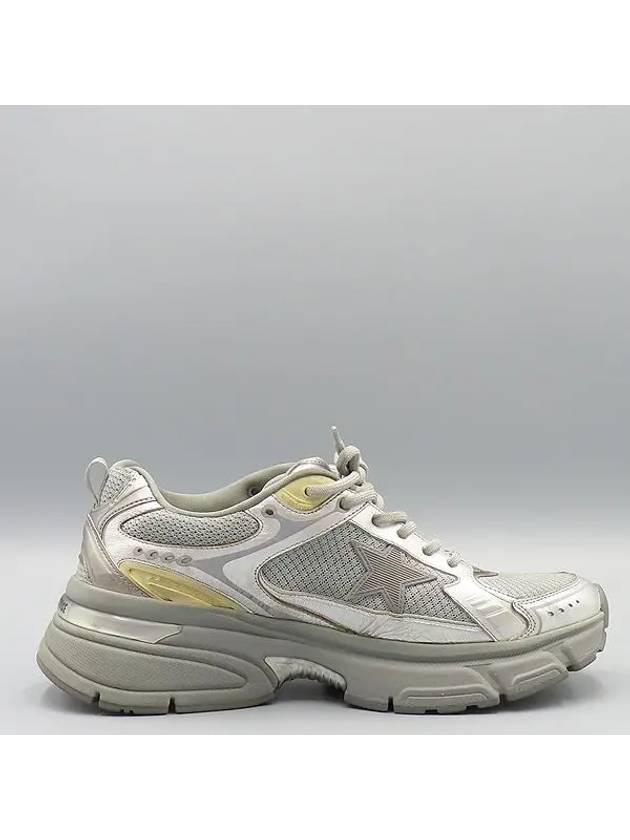 GMF00724 Silver Gray Light Star Sneakers Size 40 - GOLDEN GOOSE - BALAAN 4