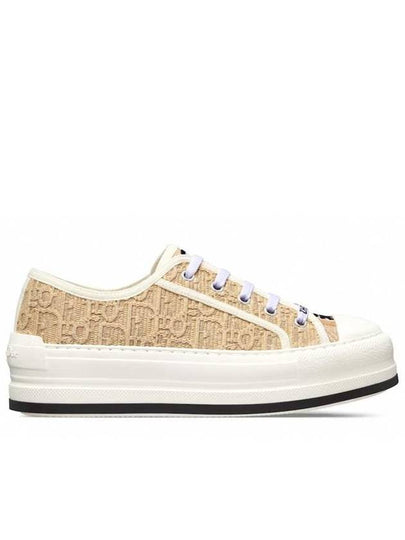 Walk'n' Platform Low Top Sneakers Beige - DIOR - BALAAN 2