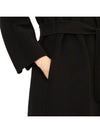 Esturia Long Single Coat Black - MAX MARA - BALAAN 8