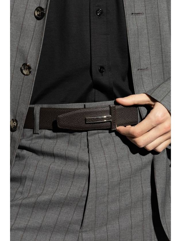 Tom Ford Leather Belt, Men's, Black - TOM FORD - BALAAN 2