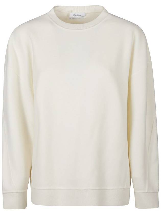 Elvira Jersey Crew Neck Knit Top Ivory - MAX MARA - BALAAN 2