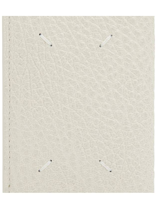 Bovine Leather Card Wallet White - MAISON MARGIELA - BALAAN 6