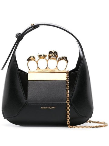 23 ss Jewel Hobo Mini Leather Shoulder Bag 731136DYTAA1000 B0710229326 - ALEXANDER MCQUEEN - BALAAN 1