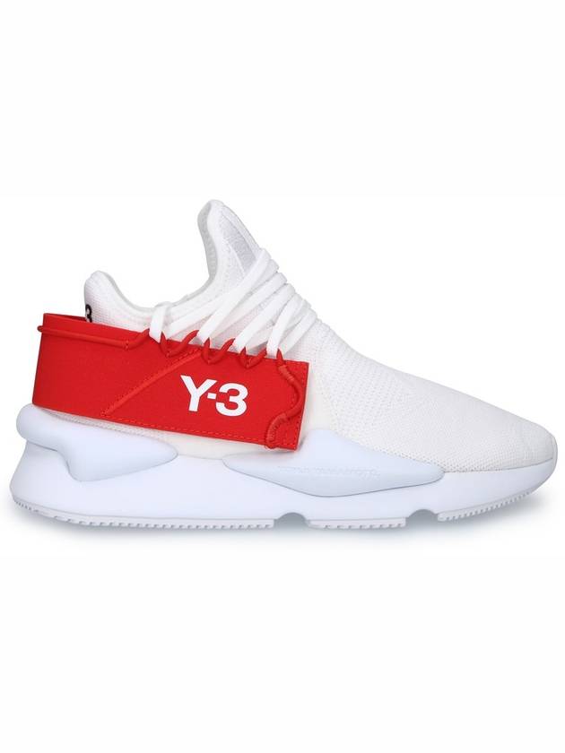 Kaiwa Knit Low Top Sneakers Red White - Y-3 - BALAAN 1