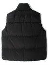 High Neck Padded Vest Black - STONE ISLAND - BALAAN 3