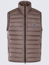 Chamber R Nylon Down Vest Dove Grey - STONE ISLAND - BALAAN 2