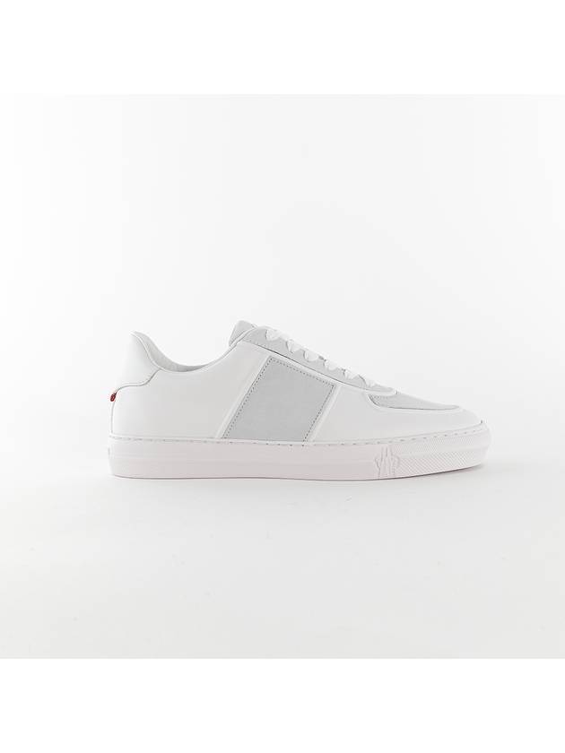 Neue York Leather Low Top Sneakers White - MONCLER - BALAAN 3