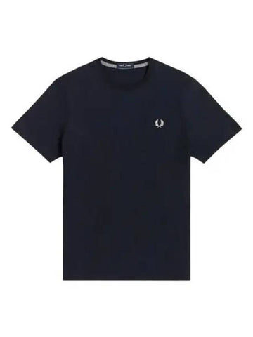 Fred Perry crew neck short sleeve t shirt navy - FRED PERRY - BALAAN 1