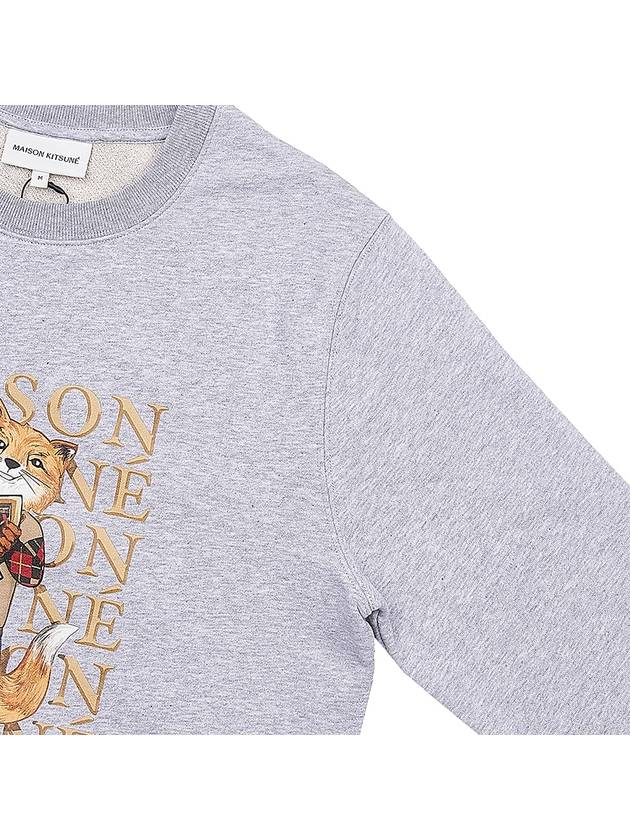 Maison Kitsune Women s Fox Champion Regular Sweatshirt LW00310KM0001 LGM - MAISON KITSUNE - BALAAN 4