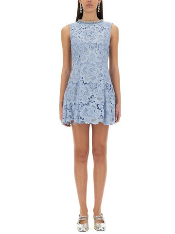 Self-Portrait Floral Lace Mini Dress - SELF PORTRAIT - BALAAN 1