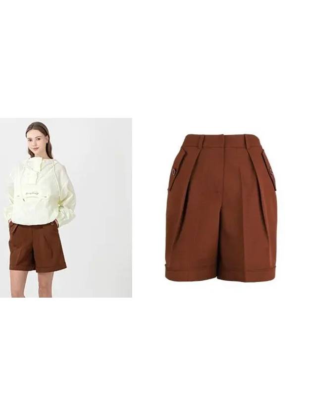 Golf Women s Bermuda Wide Short Pants Brown - HENRY STUART - BALAAN 3