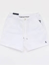 Men's Embroidered Pony Prepster Shorts White - POLO RALPH LAUREN - BALAAN 3