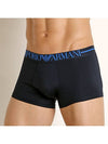 Men's Microfiber Logo Drawstring Briefs Navy - EMPORIO ARMANI - BALAAN 2