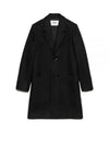 Two Button Wool Single Coat Black - AMI - BALAAN 2