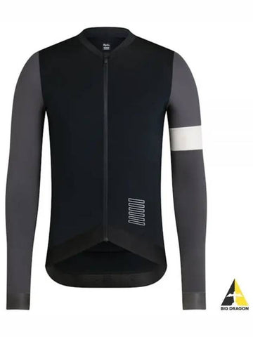 MEN'S PRO TEAM LONG SLEEVE TRAINING JERSEY PTT01LSBLK Men's Long Sleeve Core Jersey - RAPHA - BALAAN 1