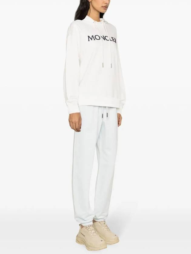 Embroidered logo hooded top white - MONCLER - BALAAN 4