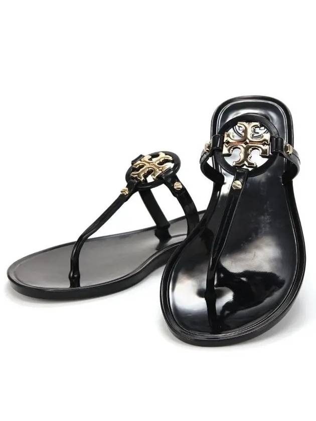 Miller Mini Flat Thong Flip Flop Black - TORY BURCH - BALAAN 4