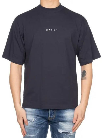 Mini Logo Over Short Sleeve T-Shirt HUMU0223P1 - MARNI - BALAAN 2