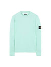 Wappen Patch Crew Neck Knit Top Mint - STONE ISLAND - BALAAN 1