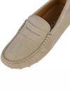 Gommino Bubble Suede Driving Shoes Beige - TOD'S - BALAAN 8