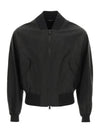 Vertigo FF Monogram Logo Pattern Nylon Bomber Jacket Black - FENDI - BALAAN 2